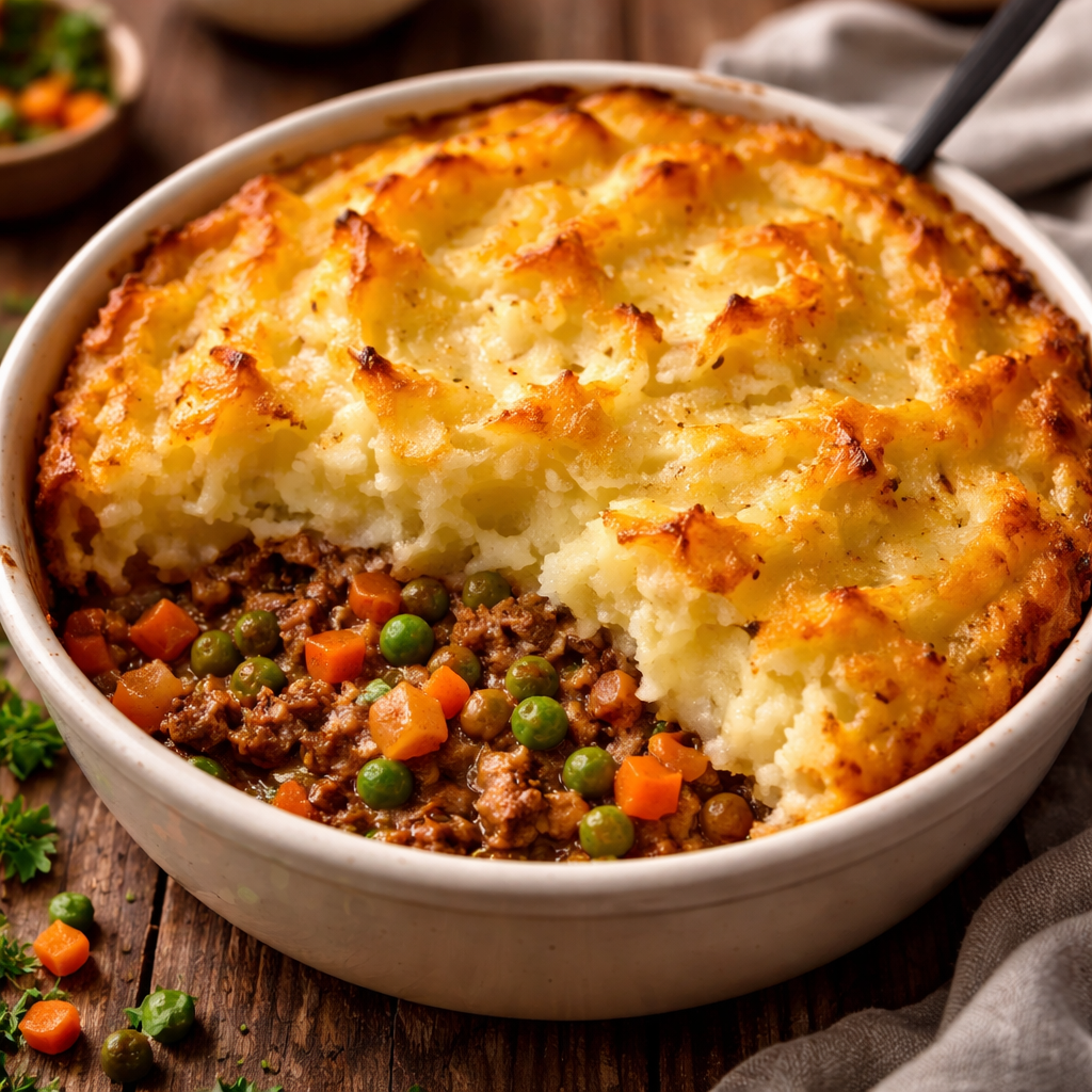 Tourte de berger britannique classique et savoureuse