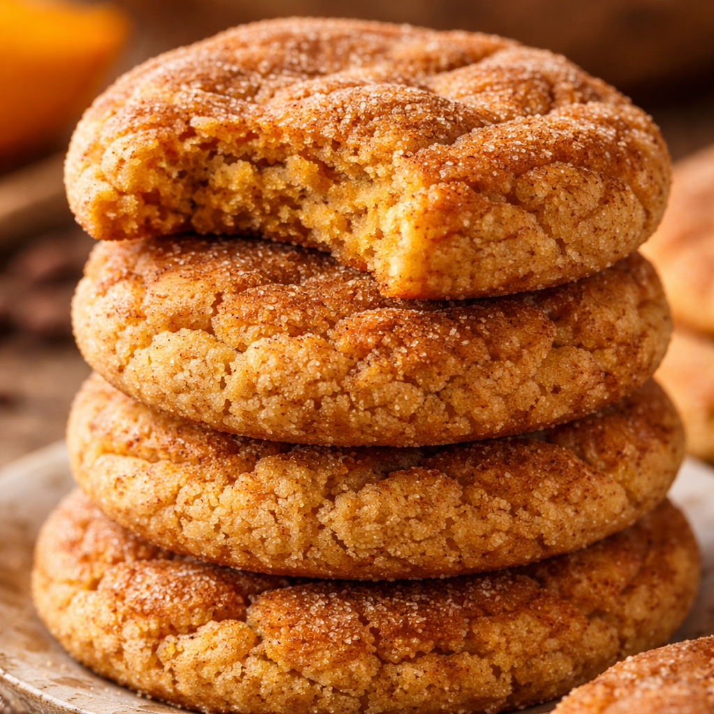 Biscuits Snickerdoodle à la citrouille