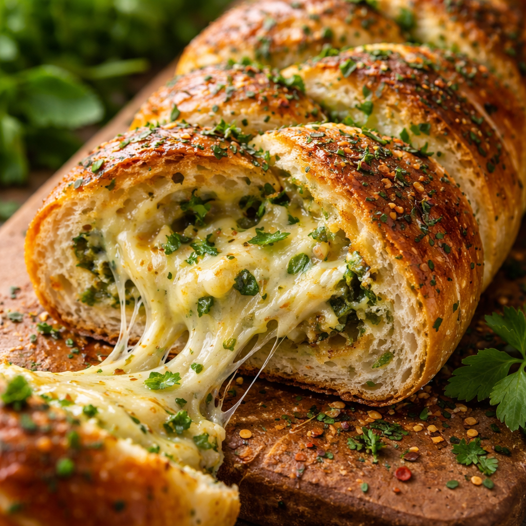 Pain aux Herbes Italiennes et Fromage
