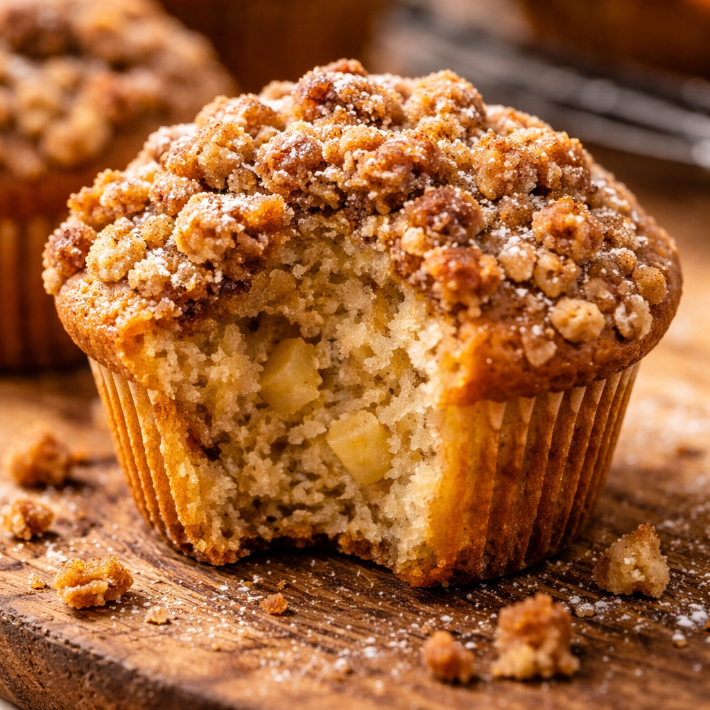 Muffins Pomme Cannelle Streusel