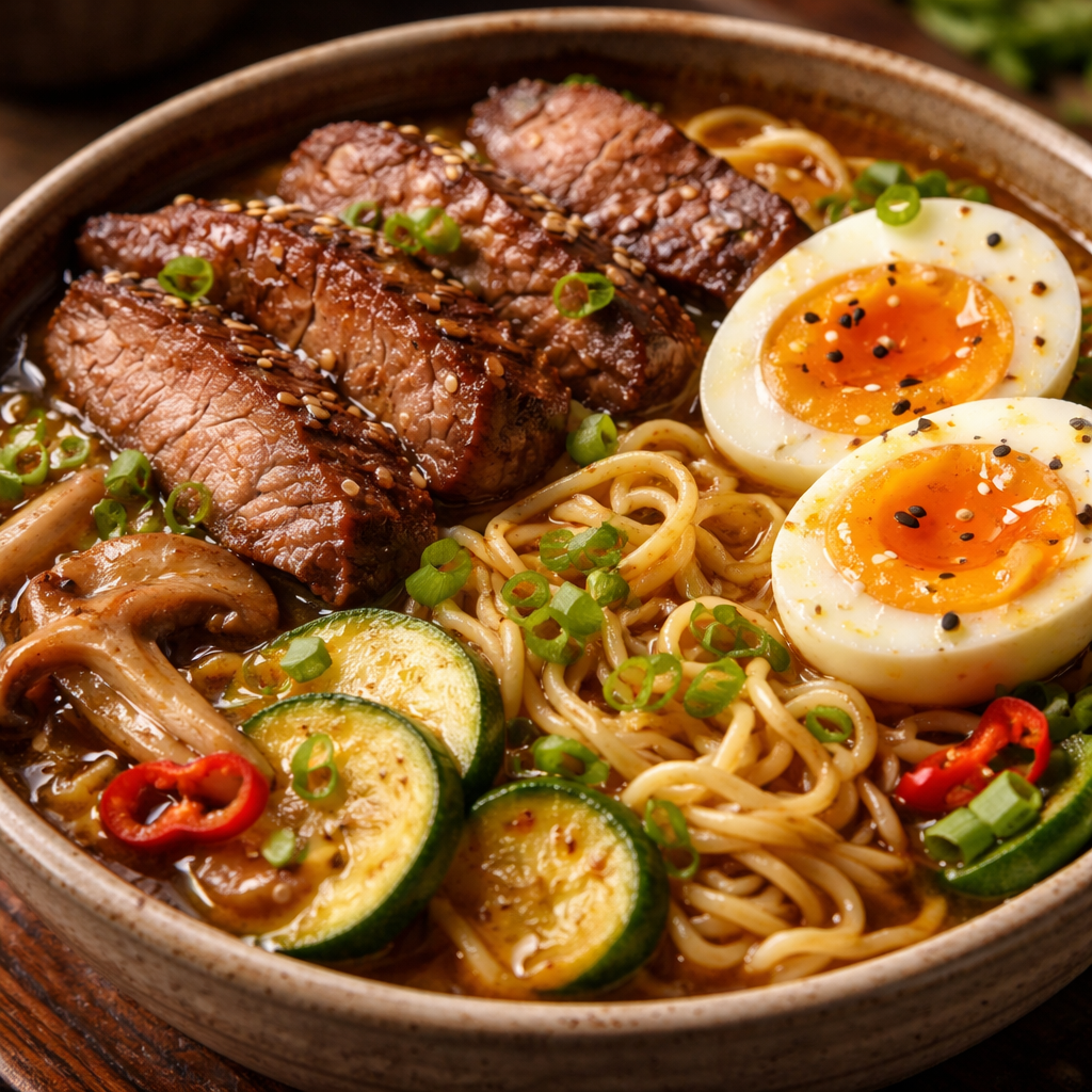 Nouilles Ramen Haute Protéine