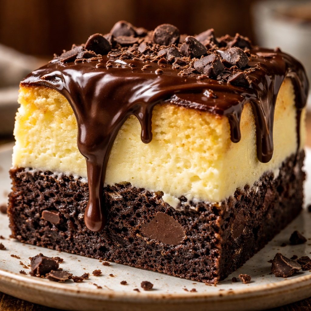 Cheesecake au Brownie