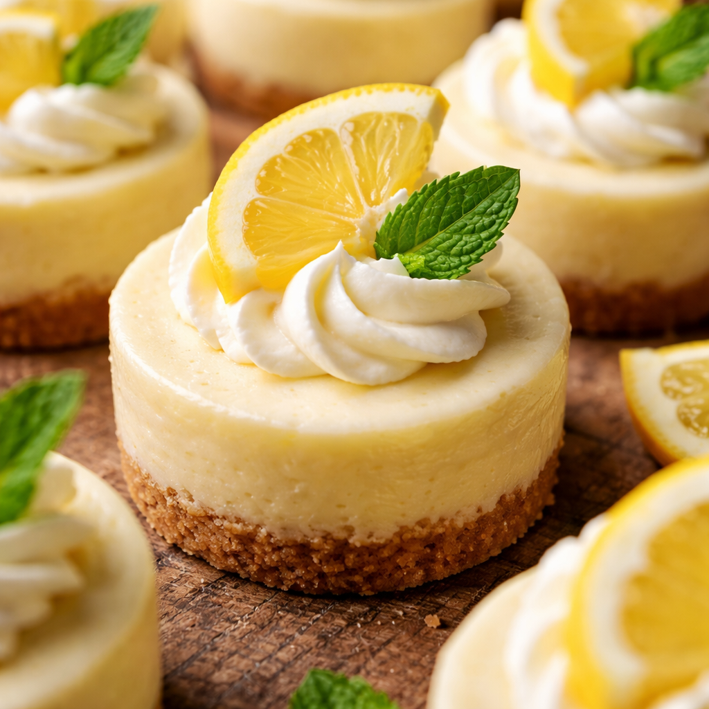 Mini Cheesecakes au Citron