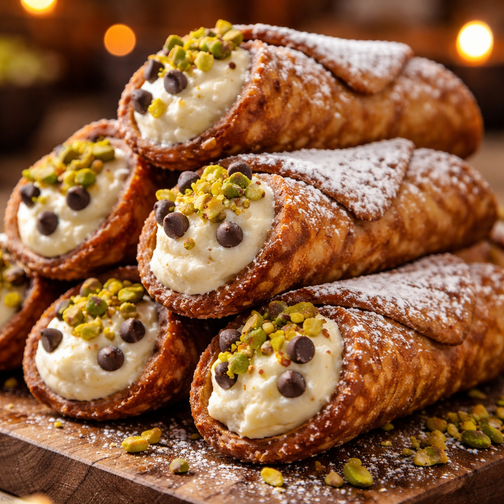 Carrés de cannoli classiques