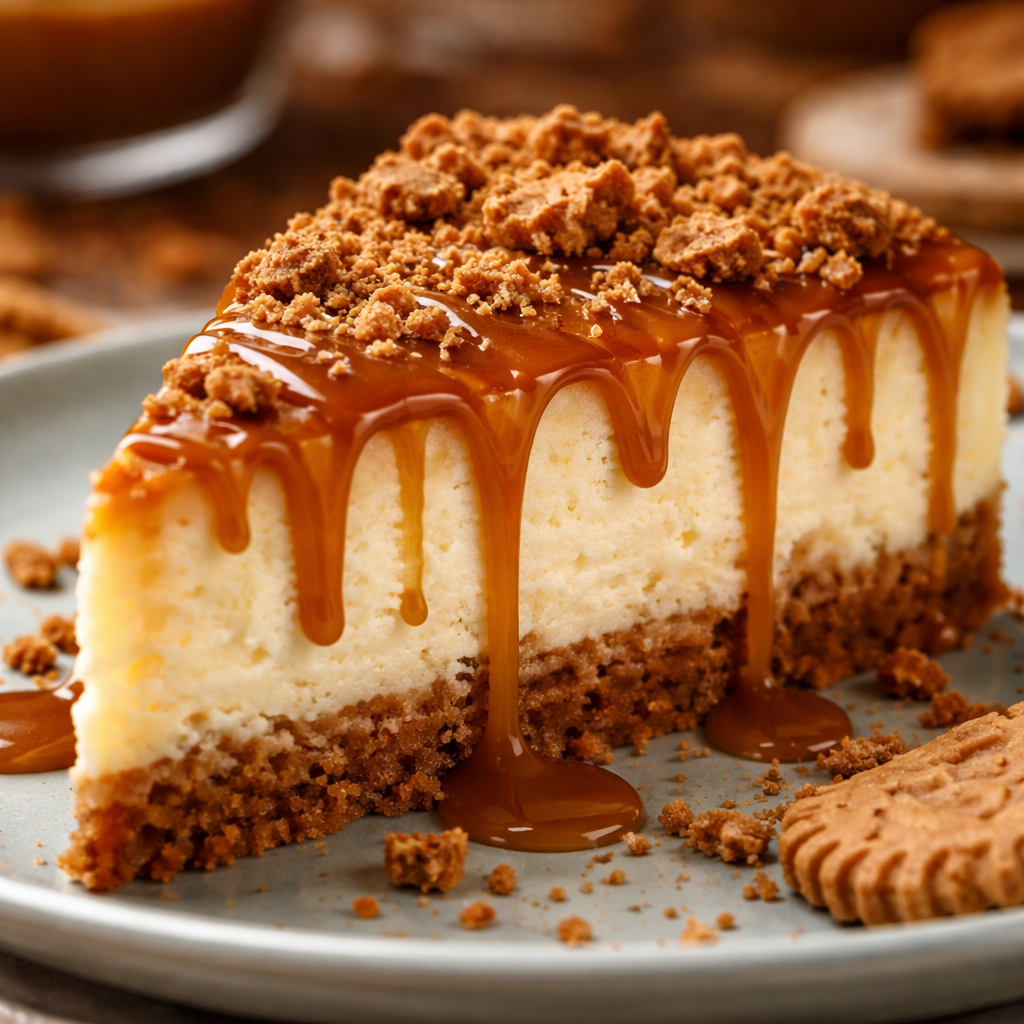 Gâteau au fromage Biscoff