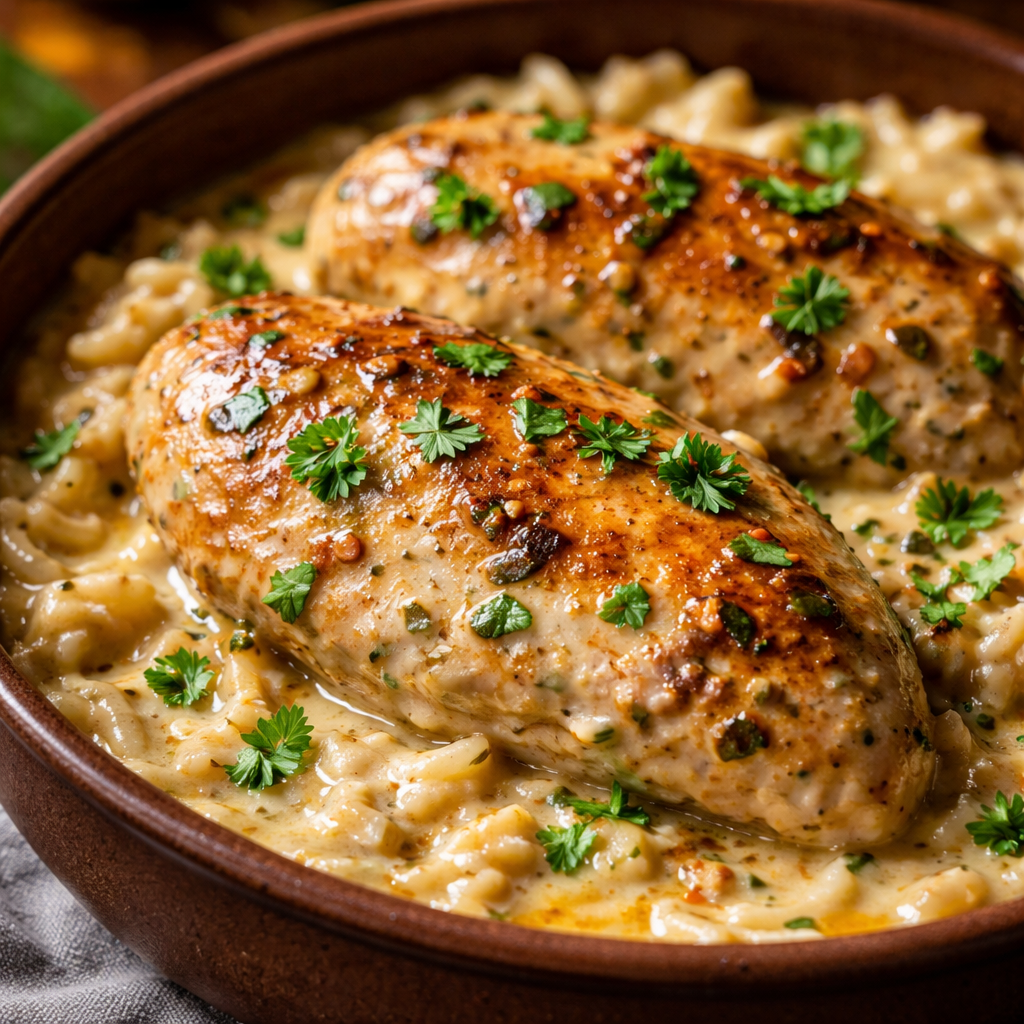 Creamy Chicken in the Slow Cooker