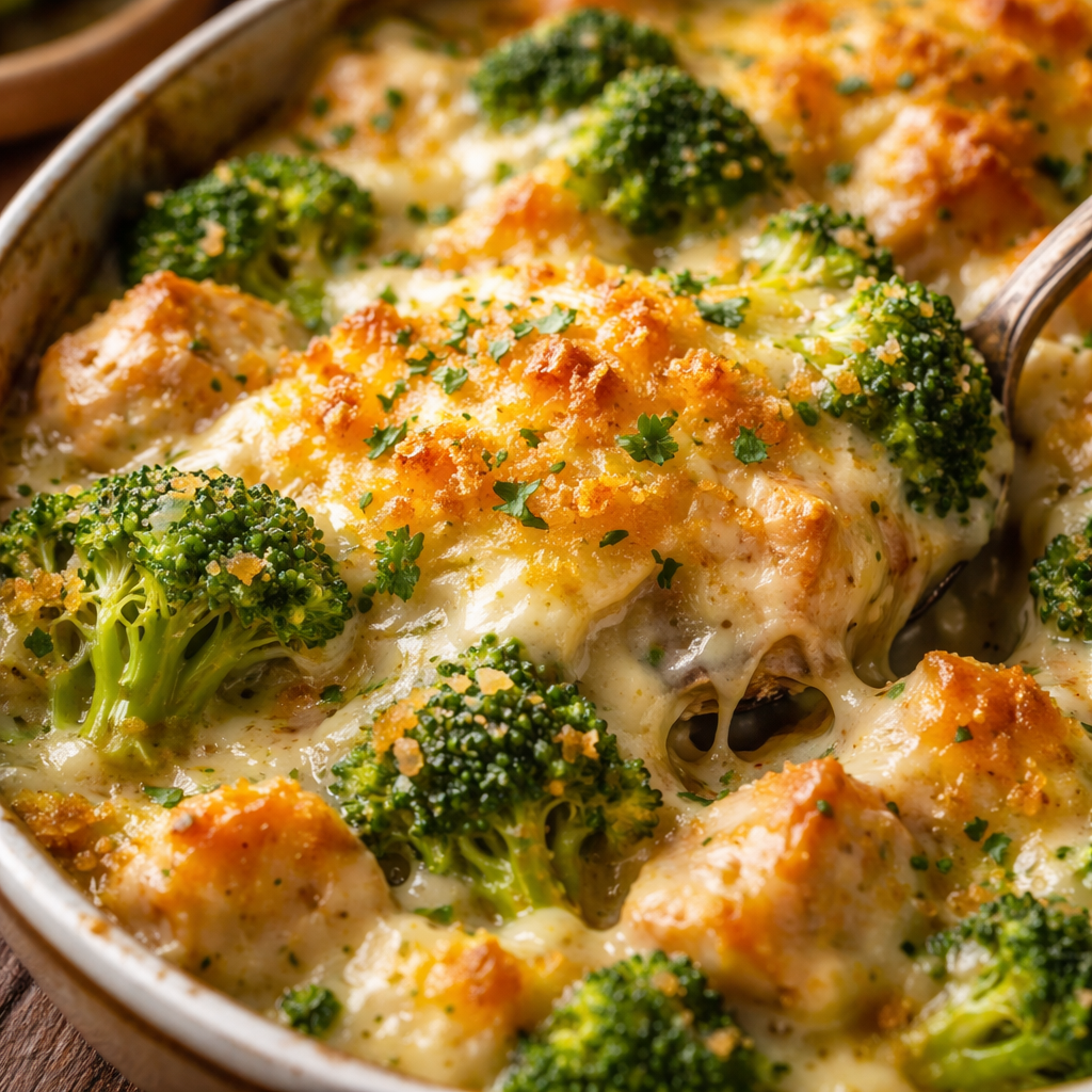 Gratin de Poulet au Brocoli