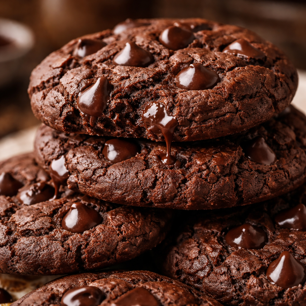 Brownies Cookies with Chocolate Chips