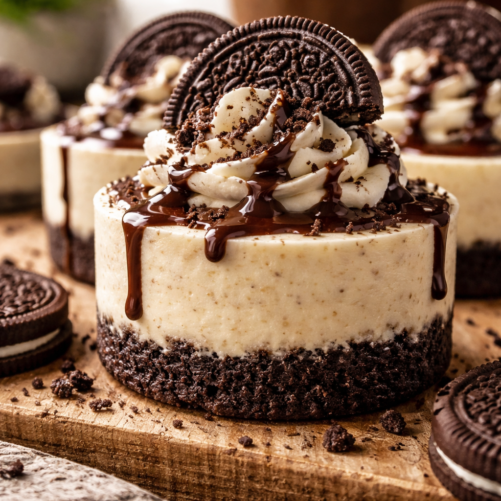 Gâteau au fromage Oreo aux biscuits