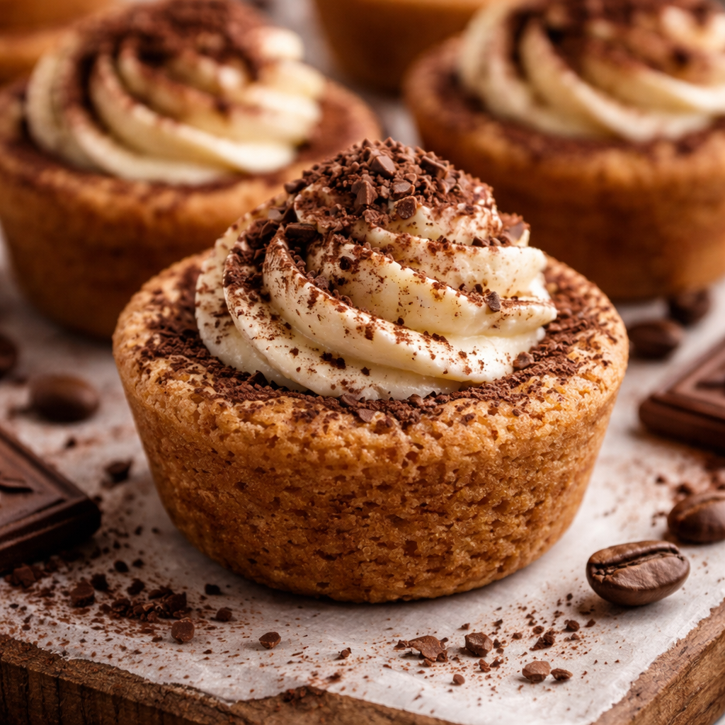 Tasses de Tiramisu aux Biscuits
