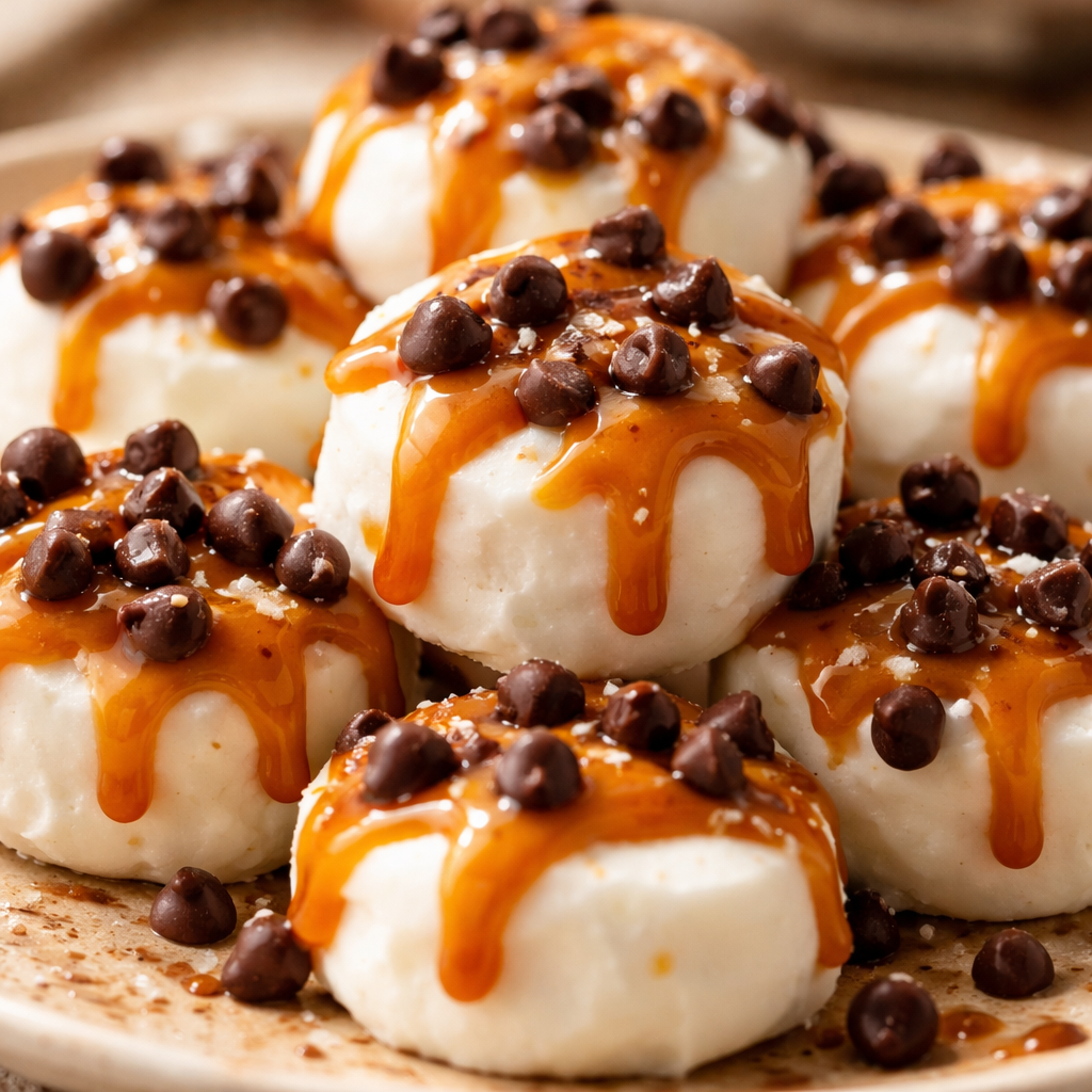 Bouchées glacées au yaourt grec