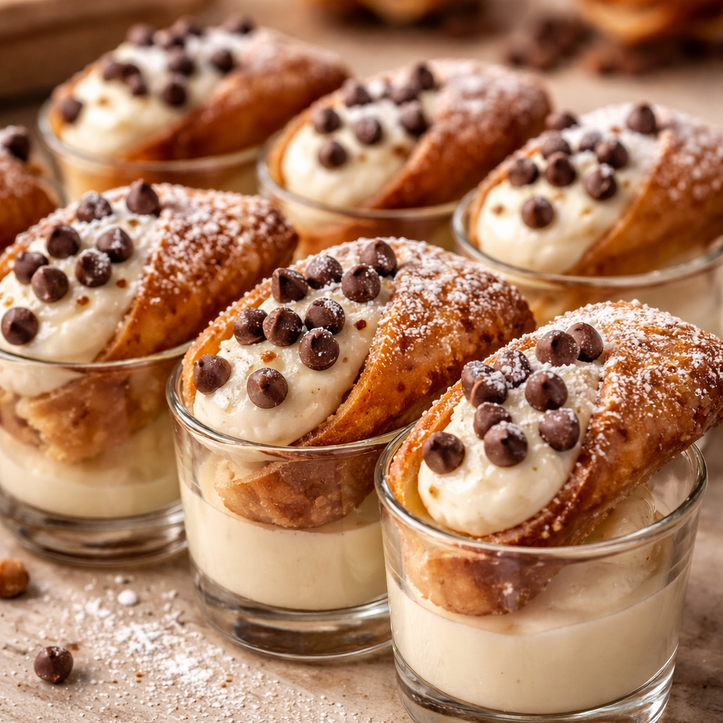 Mini Verrines Cannoli