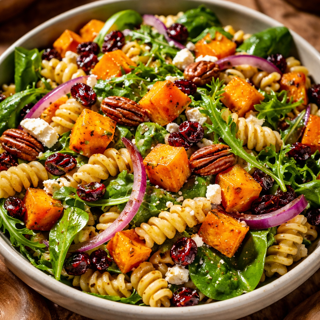 Salade de pâtes d'automne