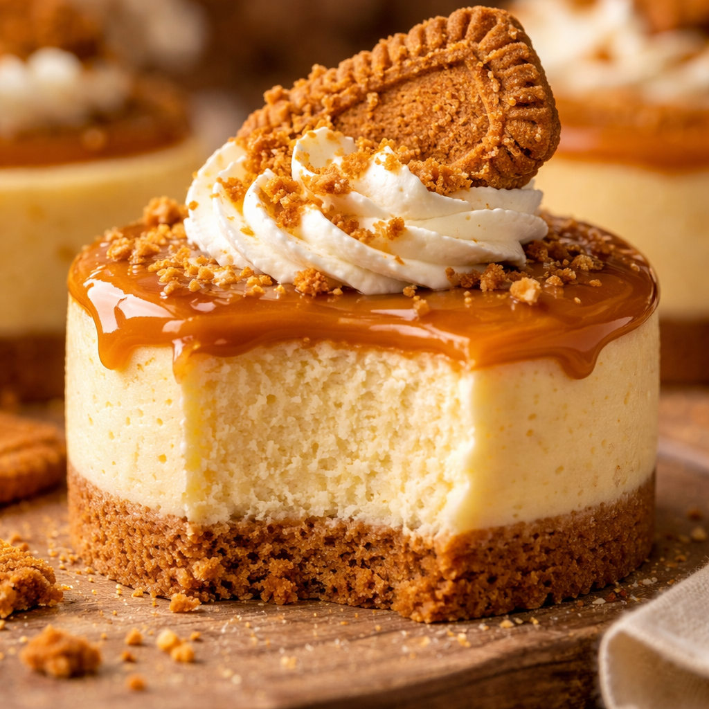 Mini cheesecake Biscoff