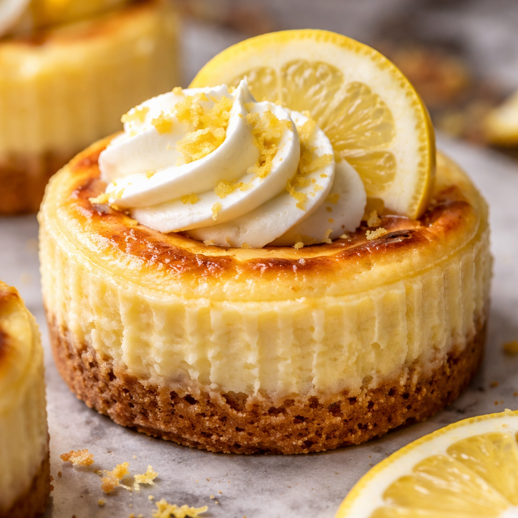 Mini cheesecakes au citron