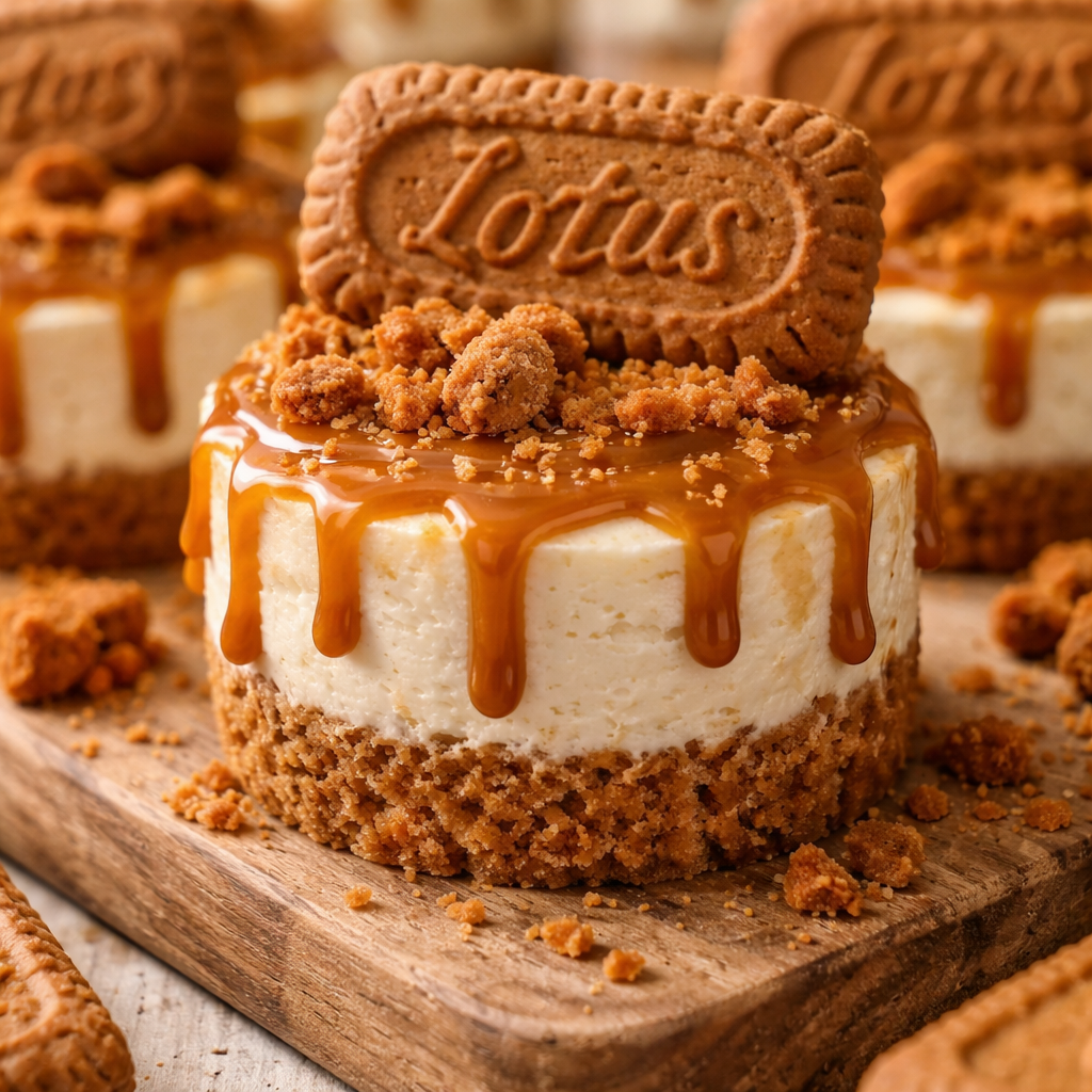 Mini Cheesecakes Lotus Biscoff sans cuisson