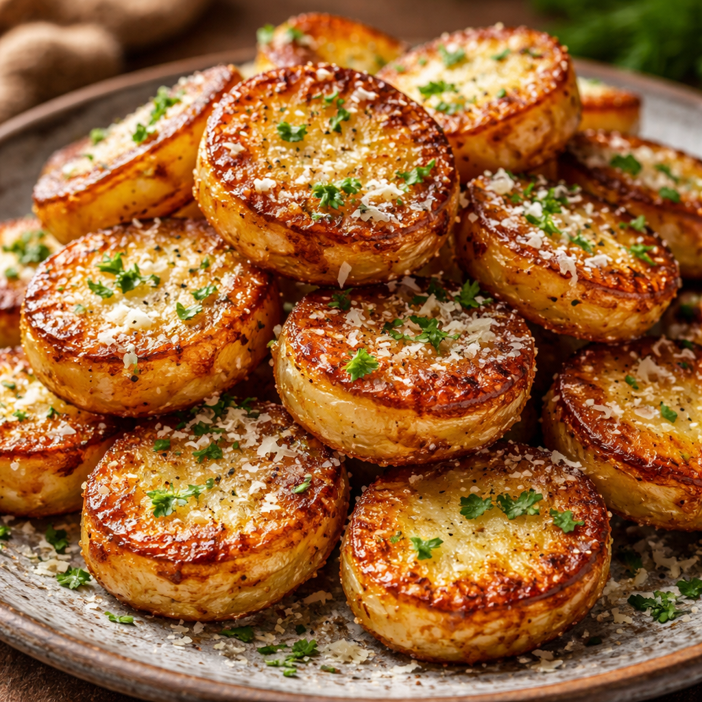 Pommes de terre croustillantes au parmesan
