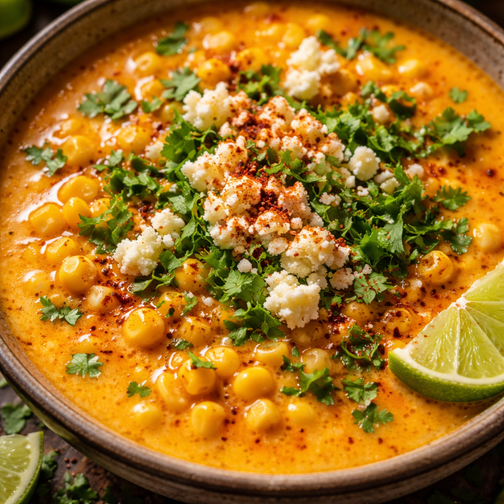 Soupe de maïs mexicain