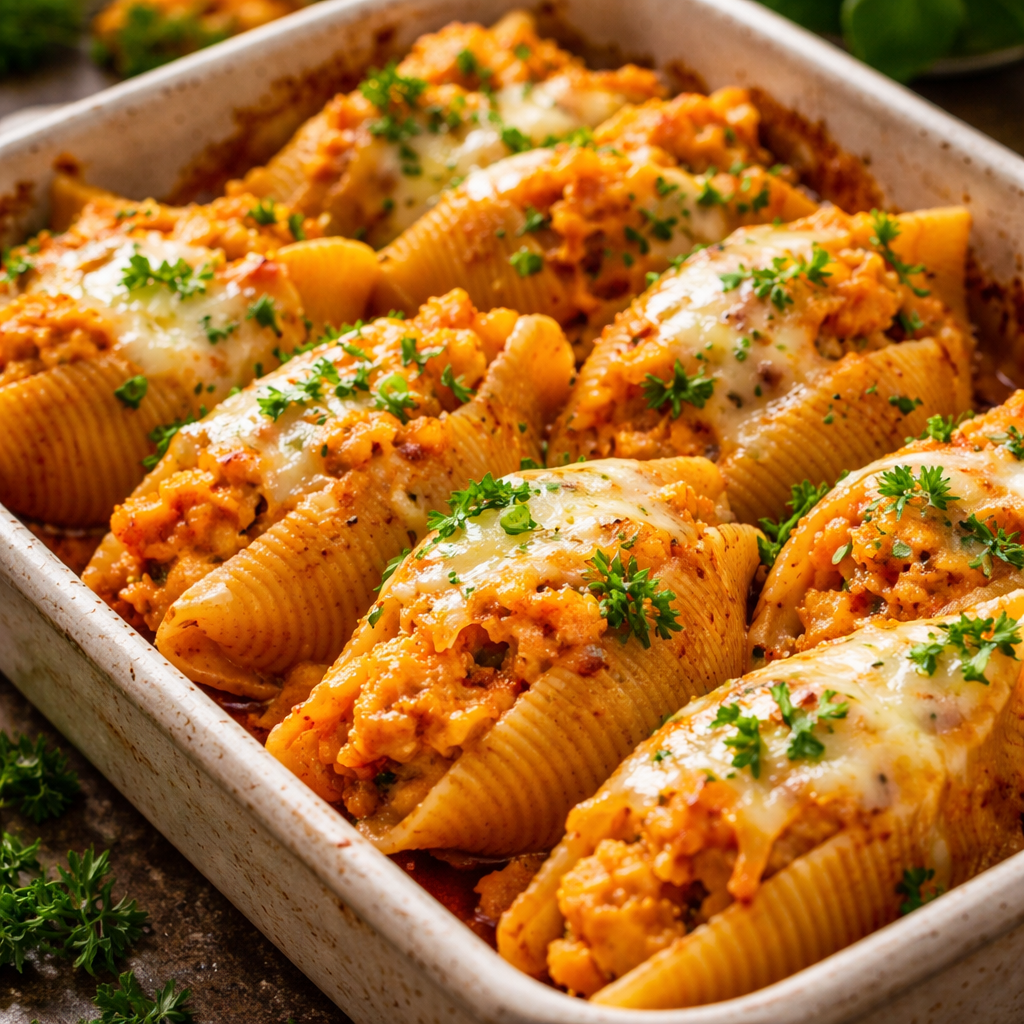 Coquilles de poulet Buffalo