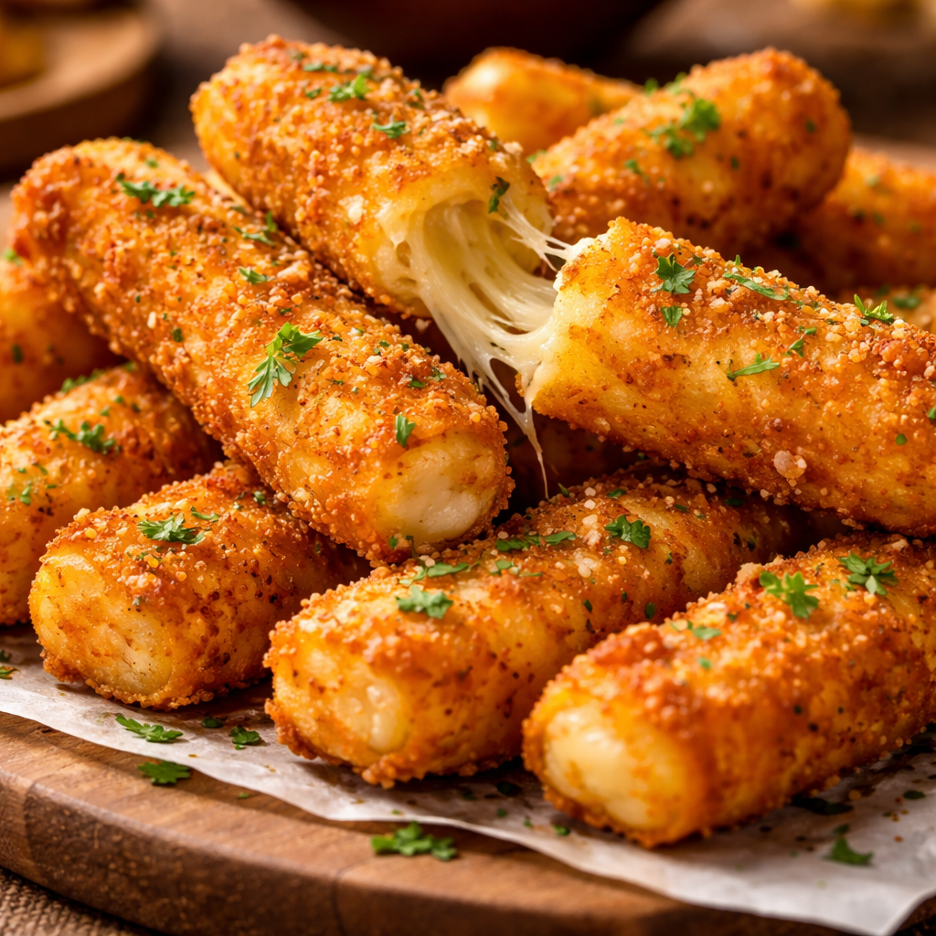 Bâtonnets pommes de terre fromage