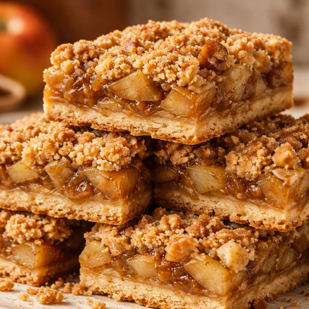 Barres croustillantes aux pommes
