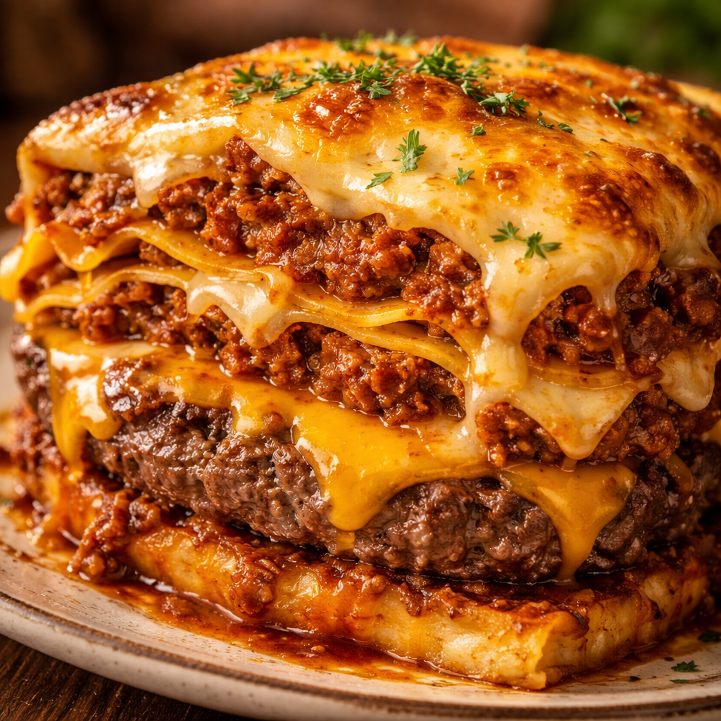 Lasagne Cheeseburger