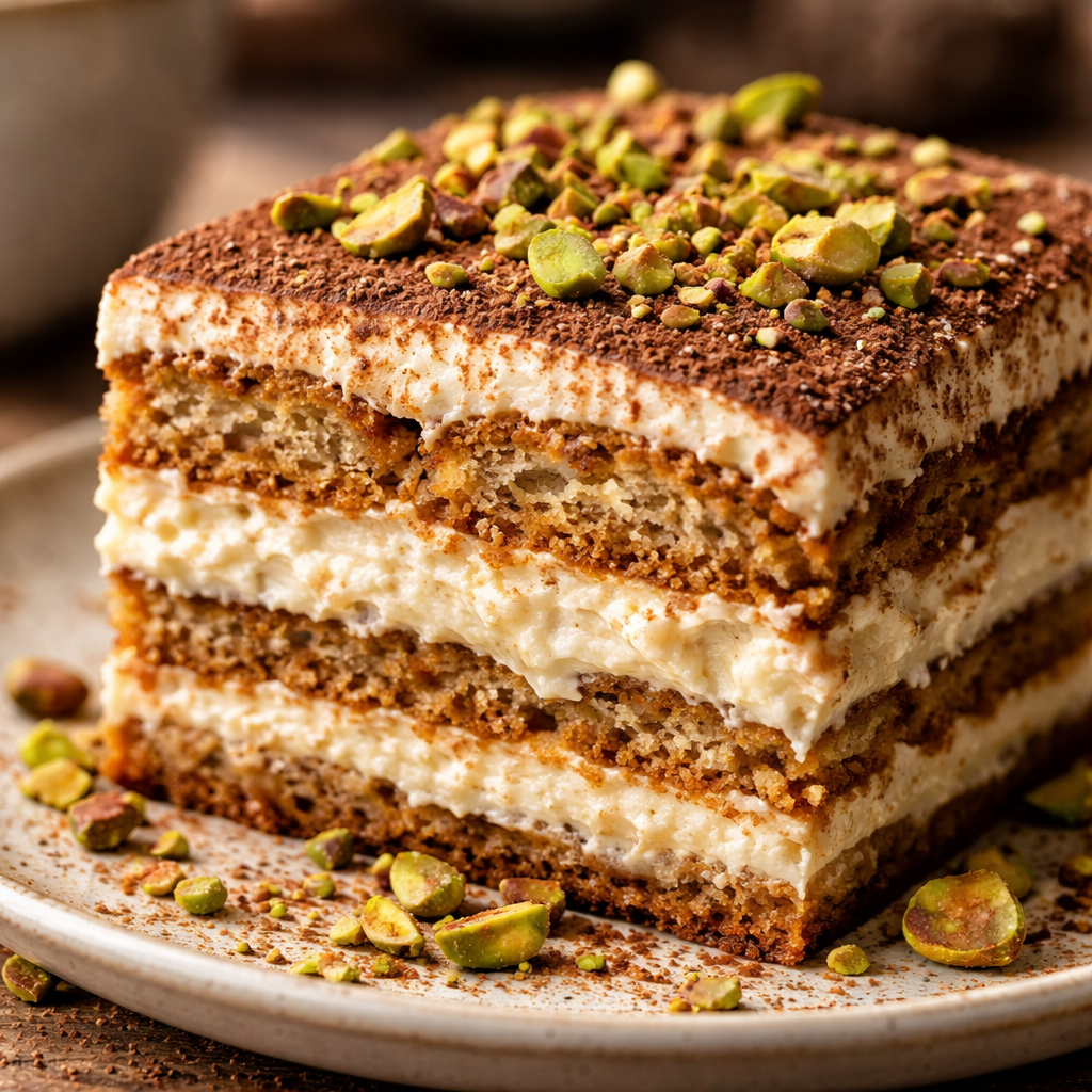 Tiramisu à la Pistache Céleste