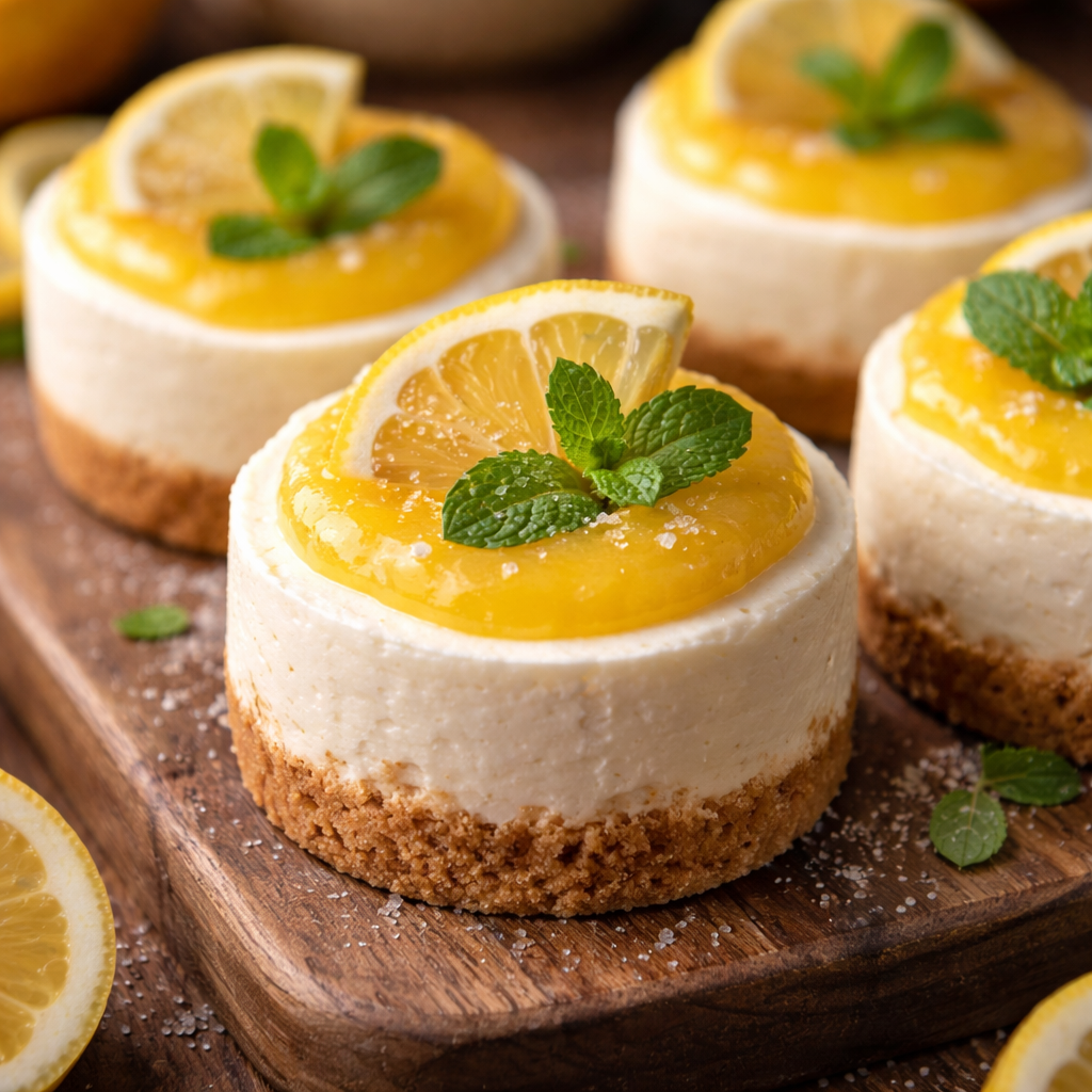 Mini Cheesecakes au Citron