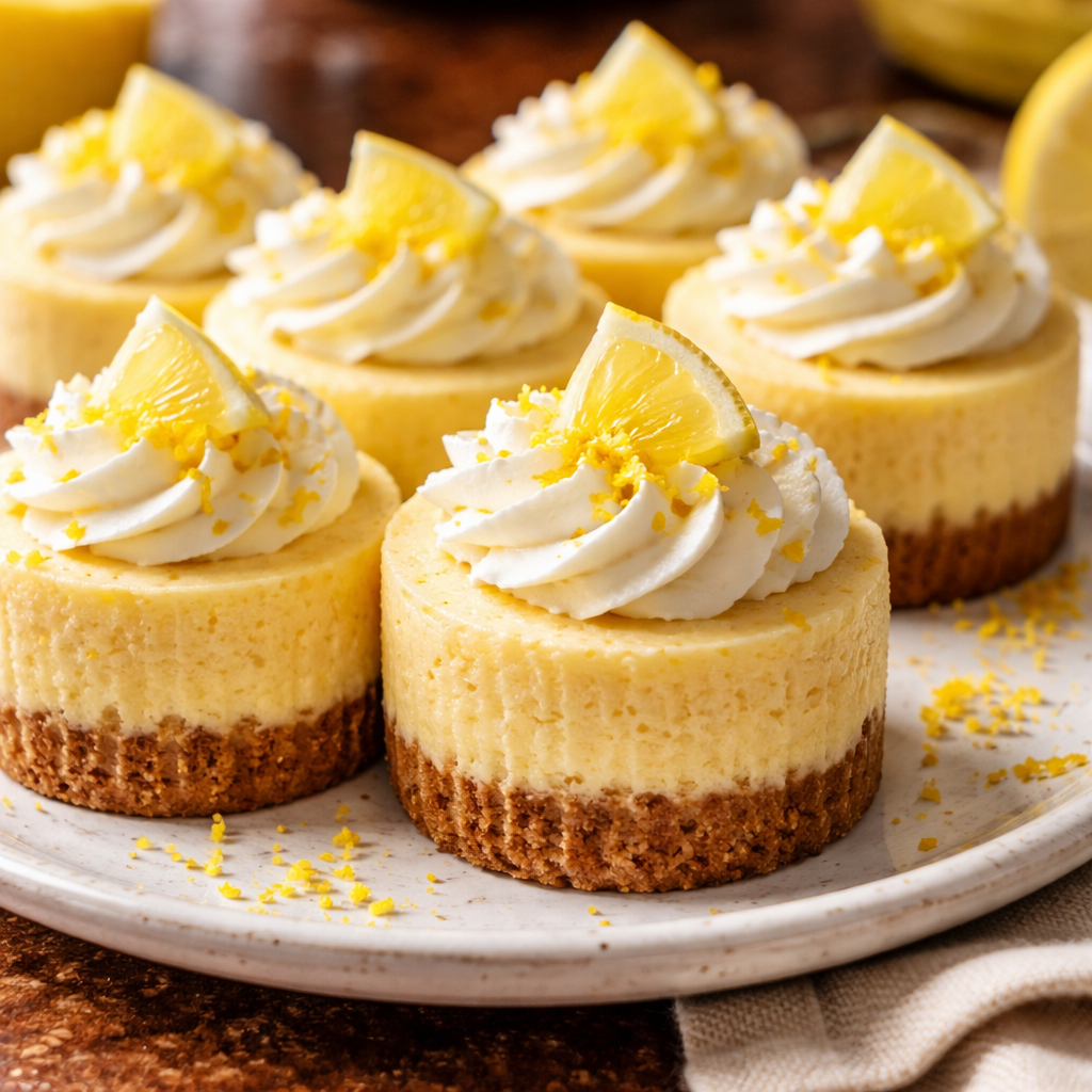 Mini cheesecakes au citron