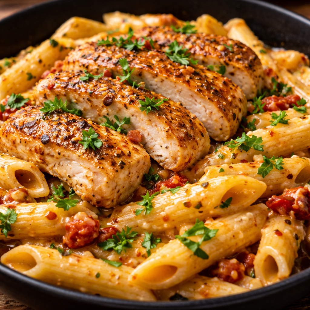 Pasta with Chicken Marry Me