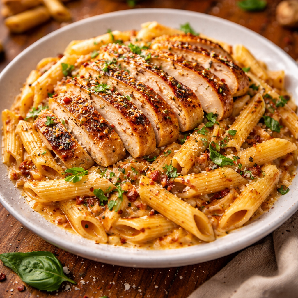 Pasta with Chicken Marry Me