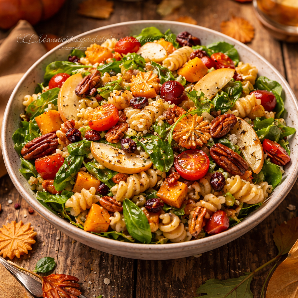 Salade de pâtes d'automne