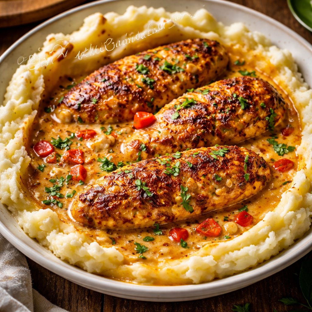 Poulet Cajun Crémeux