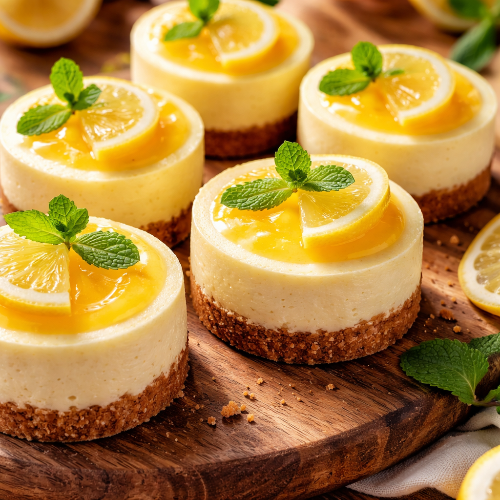Mini Cheesecakes au Citron