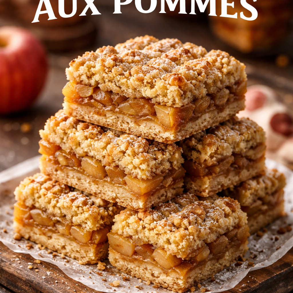 Barres croustillantes aux pommes