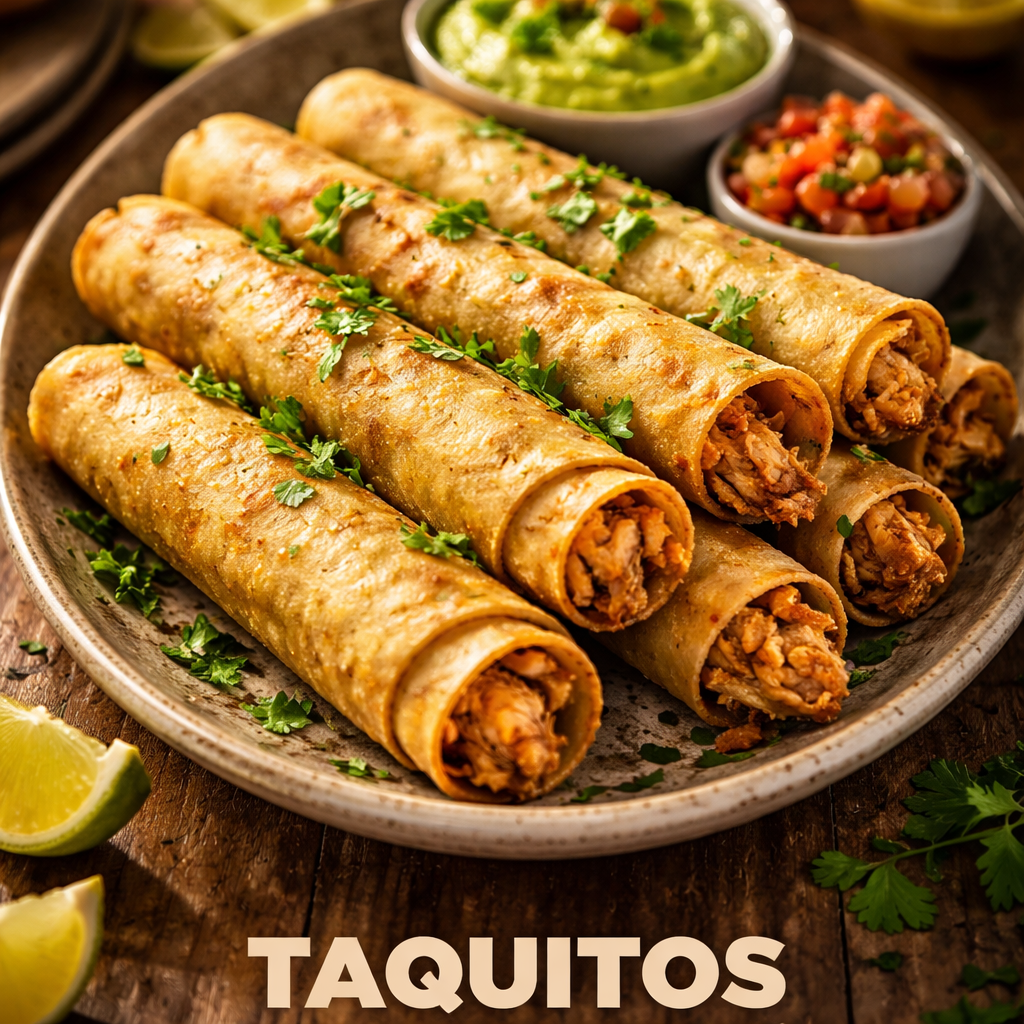 Croustillants taquitos au poulet