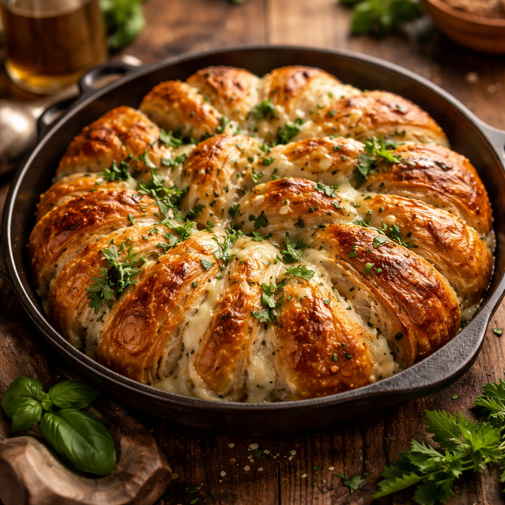 Pain aux Herbes Italiennes et Fromage