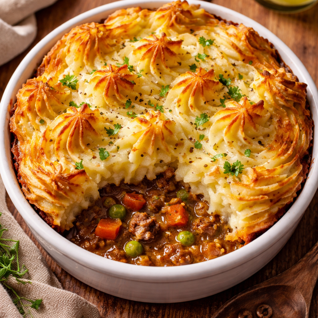 Brownies with chocolate mousse