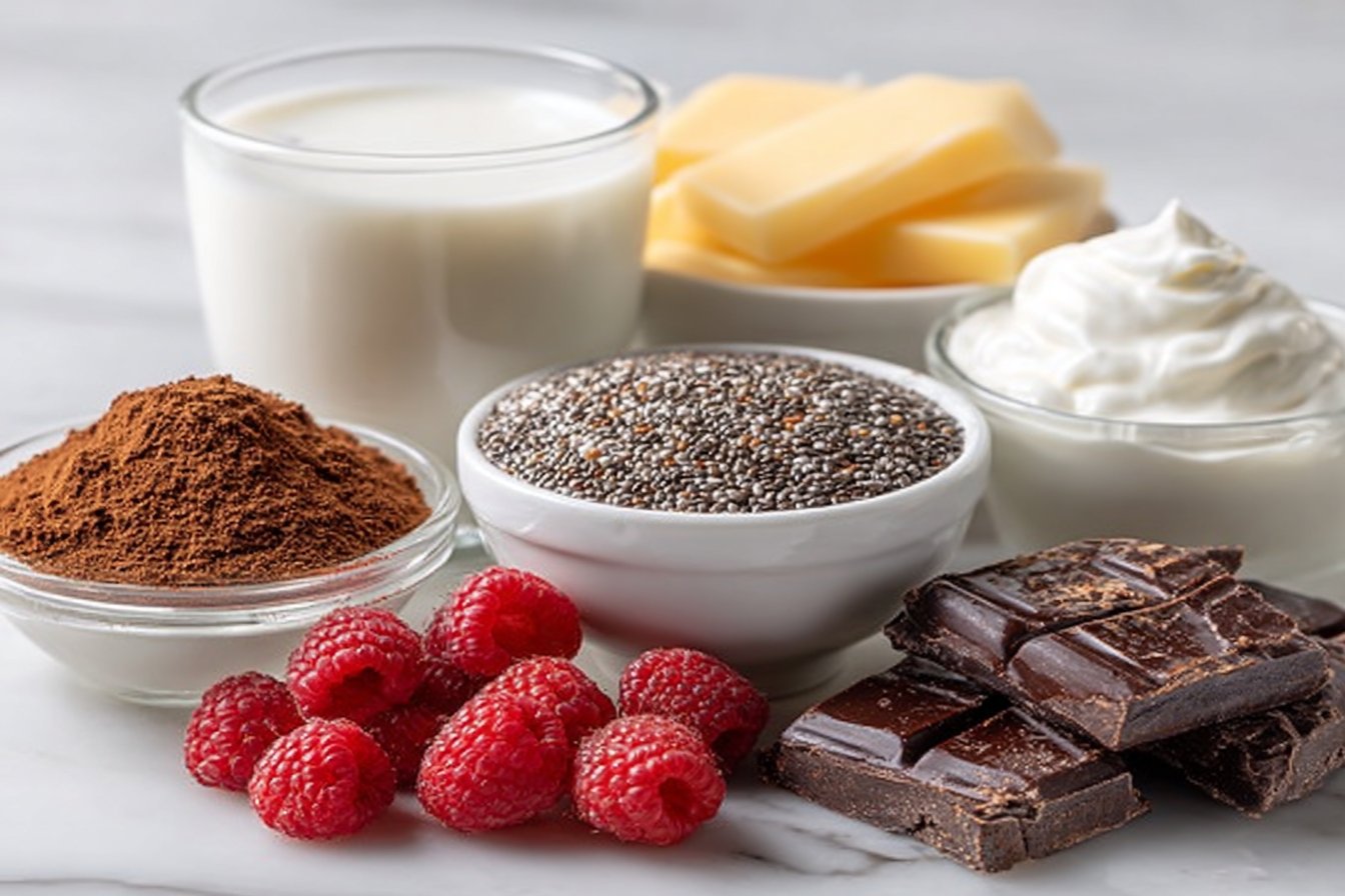 Pudding au chocolat et chia