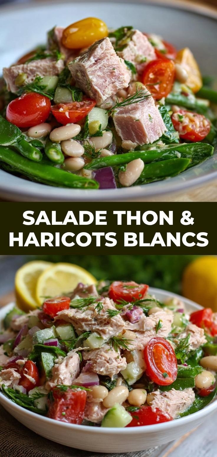 Salade de thon et haricots blancs