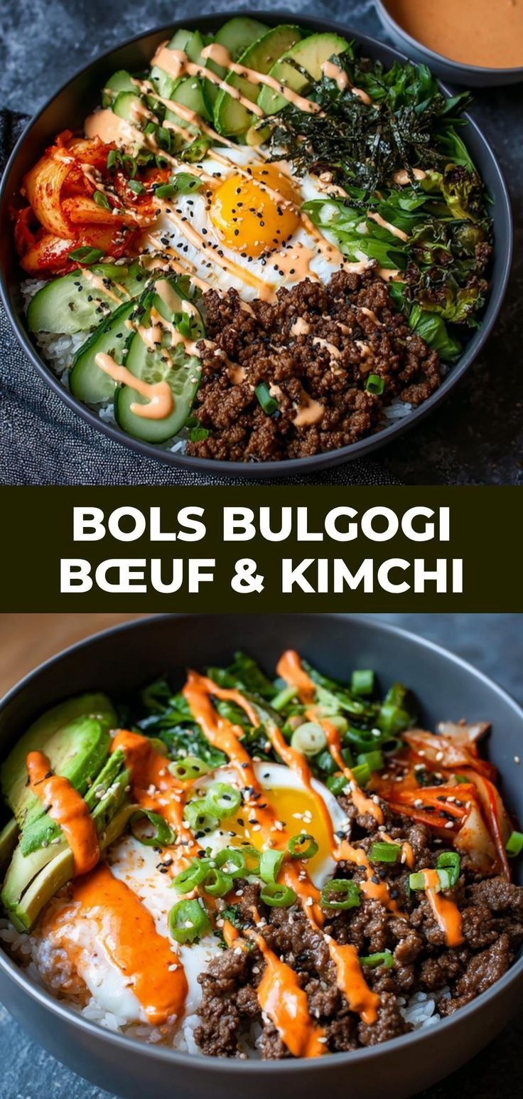 Bol de Bulgogi de Bœuf Haché