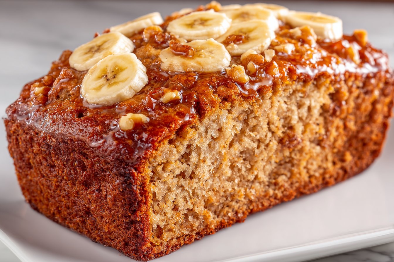 Le meilleur pain aux bananes sain (végétalien et sans gluten)