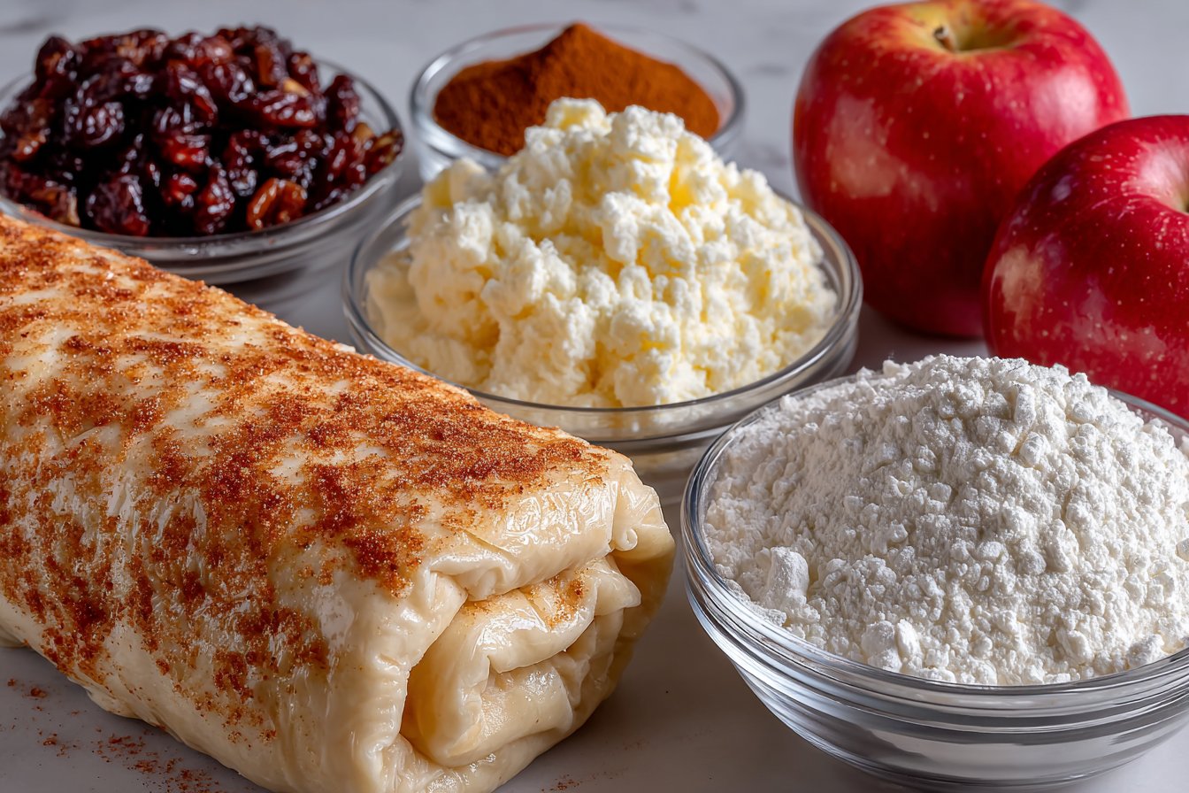 Roulés Feuilletés aux Pommes