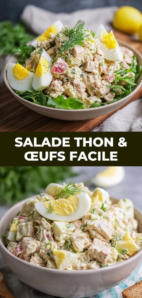 Salade de thon et œufs