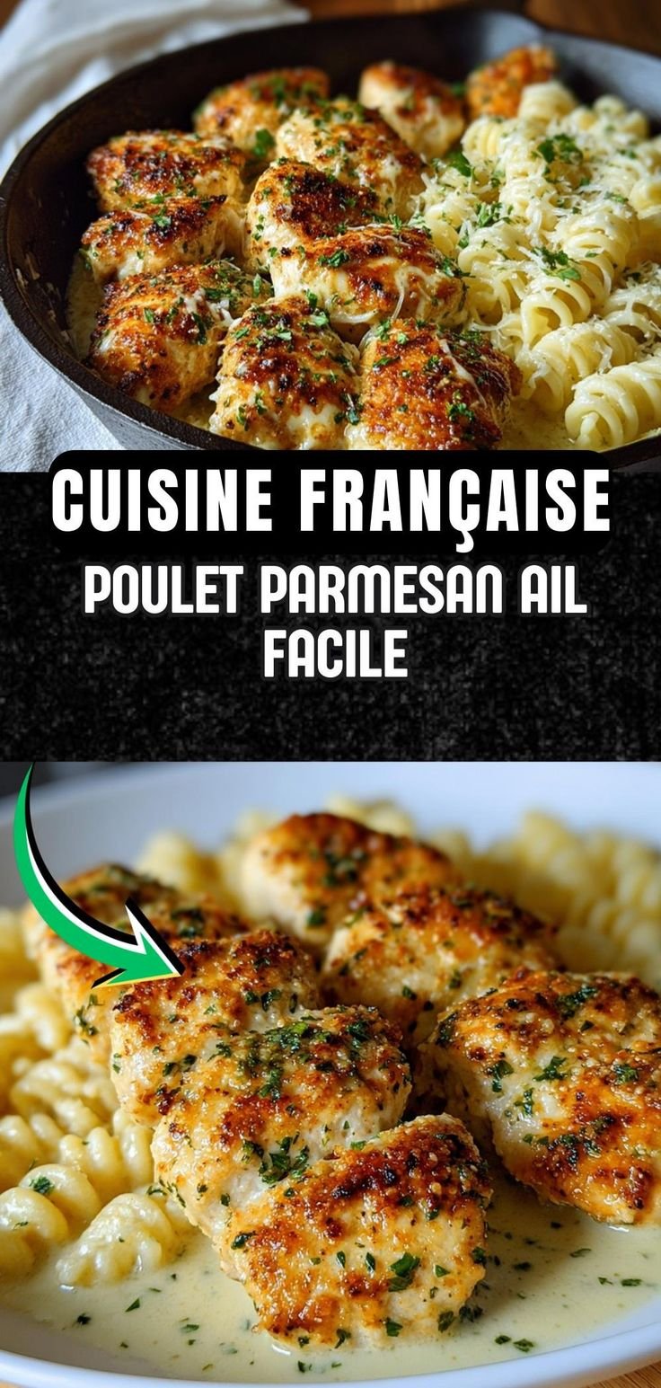 Poulet au Parmesan et Ail