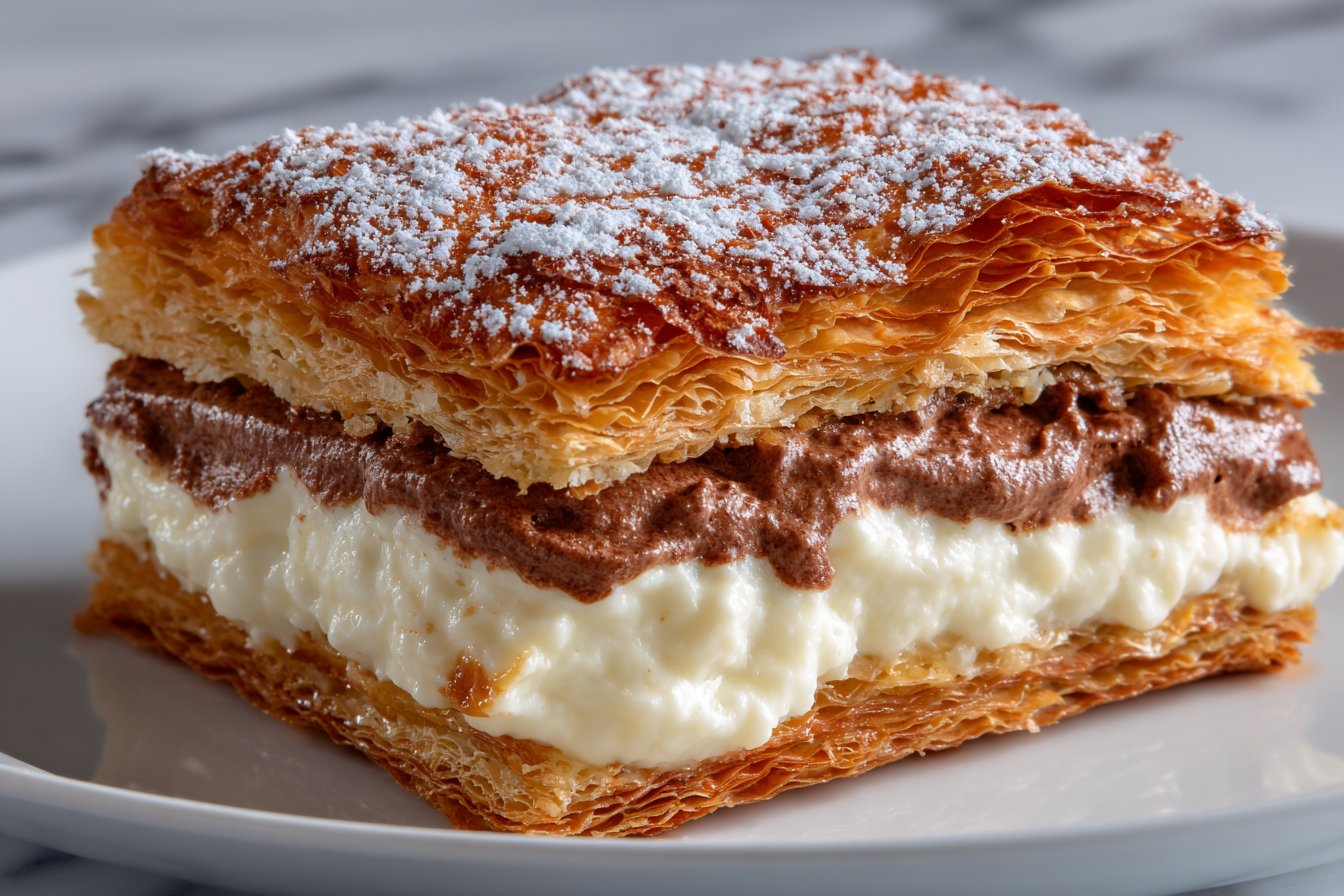 Millefeuille au chocolat