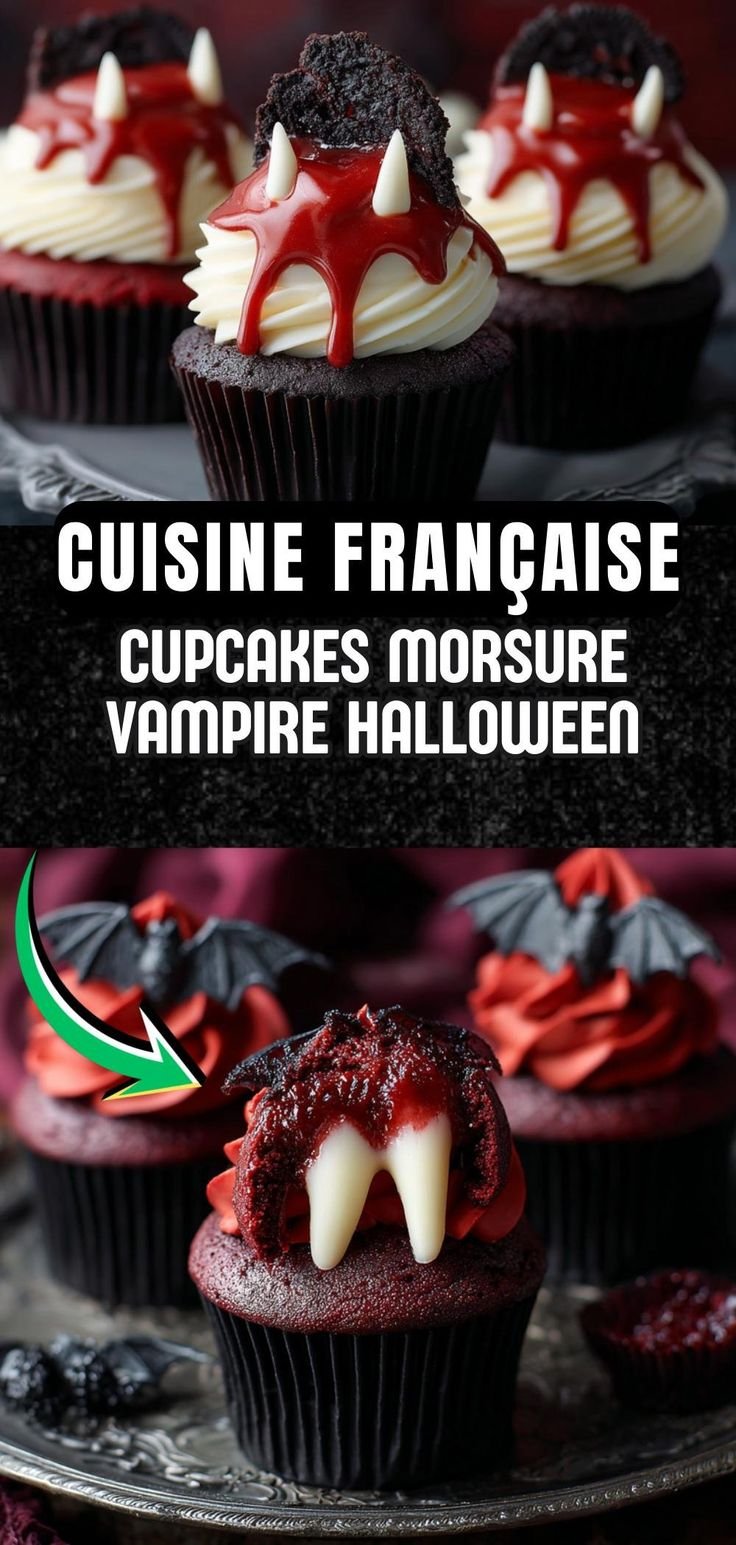 Cupcakes Morsure de Vampire