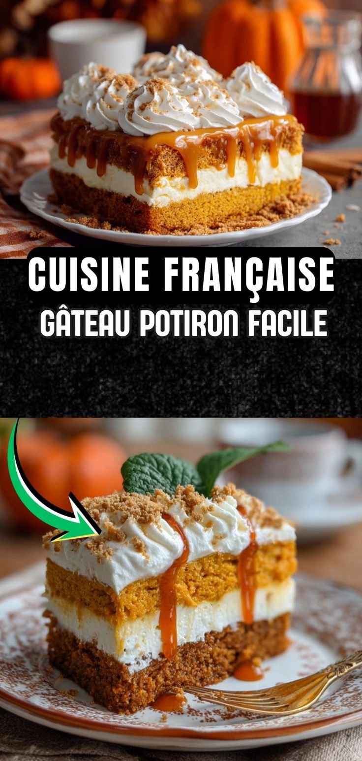 Gâteau au Potiron Facile