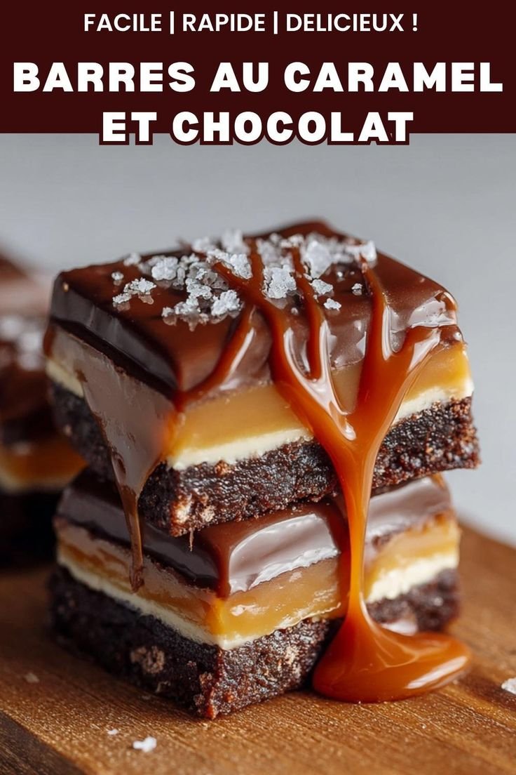 Barres au Caramel et Chocolat