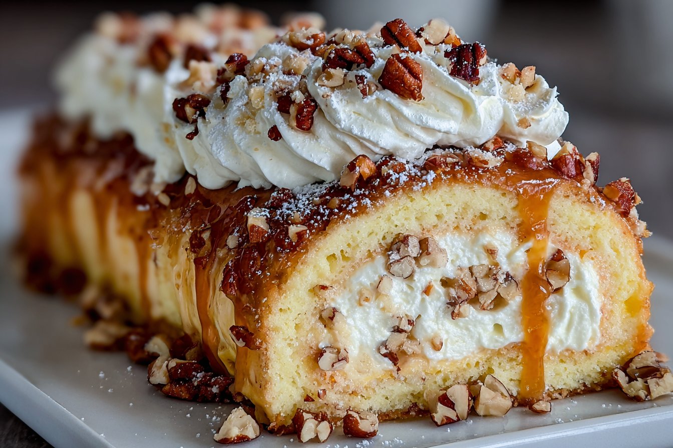 Bûche au Citron Noisette